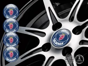 Saab Adesivi Silicone Edizione Limited Ruota Alta Qualità
